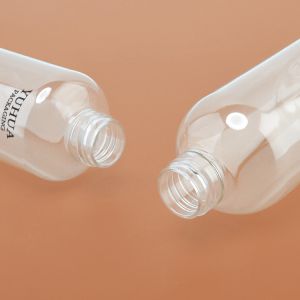 Lightweight PET Plastic Lotion Bottle Round Bottom Shape 8.45oz