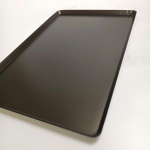 PTFE Surface Round Corner 1.5mm Thickness Baking Aluminum Tray