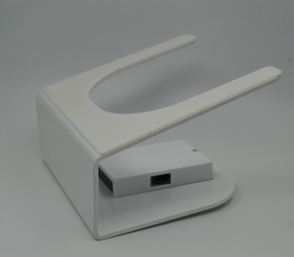 COMER anti theft alarm and charge tablet alarm and security counter stand for