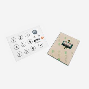 PET PC PVC Material PCB Membrane Switch Keypad With Top Embossing Multipurpose