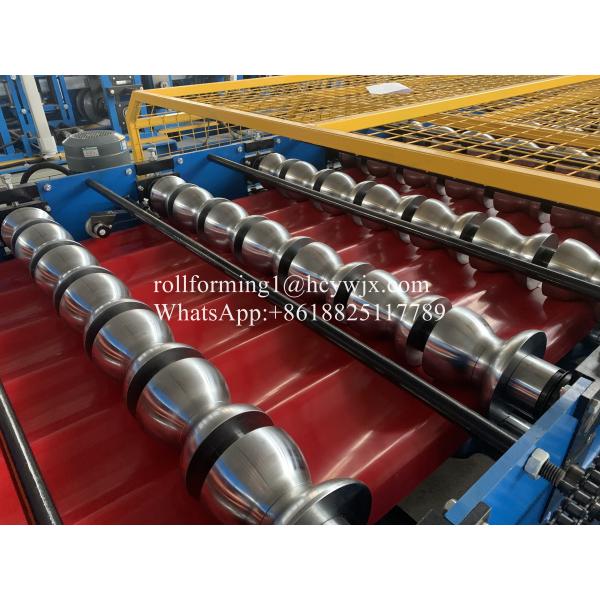 12 Rows Partial Arc Glazed Tile Roll Forming Machine