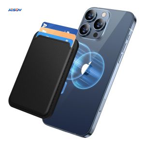 Buy cheap Premium PU Leather Magnet MagSafe Wallet RFID Blocking For IPhone from wholesalers