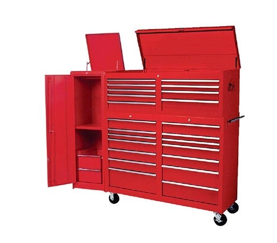 Drawers and Lock Included Professional Workshop Garage Vertical Tool Storage