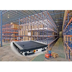 Wholesale Customized Radio Shuttle System , Warehouse Pallet Shuttle Racking System from china suppliers