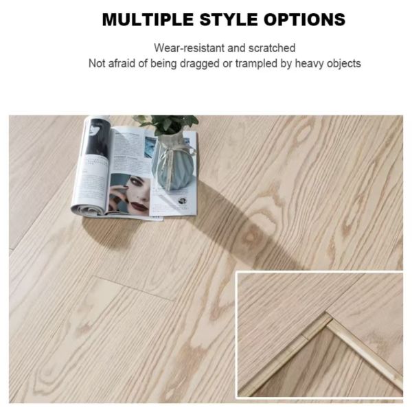 Click Engineered Solid Hardwood Laminater Flooring 14mm For Living Room