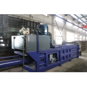 Plastic Horizontal Waste Straw Baler Compactor Machine