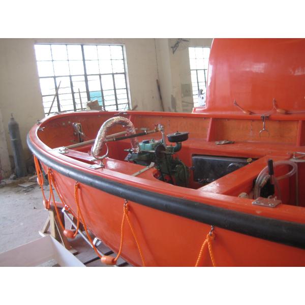 6 - 8 Meters Rescue Boats SOLAS Fiberglass Reinforced Open Type Lifeboats With CCS