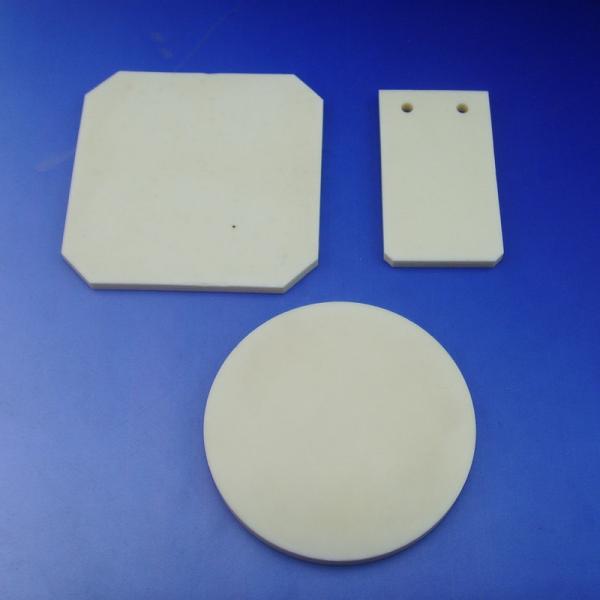 Thin Alumina Ceramic Disc / Alumina Ceramic Plates For Semiconductor Processing