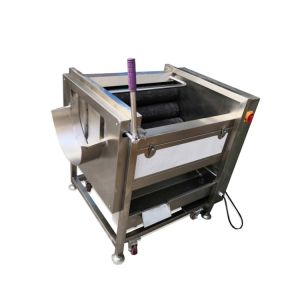 Automatic Taro Cassava Potato Washing Peeling Machine Fresh Ginger Peeler