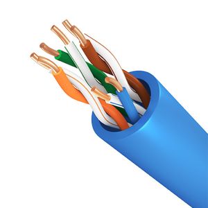 Wholesale CMX UTP CAT5E Cable PVC Network Cable 24AWG Solid Bare Copper 1000FT from china suppliers