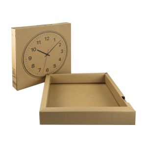 Degradable Clock design Kraft Corrugated Mailers Packaging Box