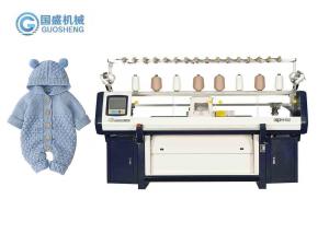 China Baby Clothes Double System Flat Bed Knitting Machine With Comb Multi Gauge on sale
