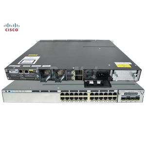 Catalyst 3750X Used Cisco Switches WS-C3750X-24P-S 24 Port Gigabit PoE Network