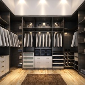 NO Folded 2024 Design Bedroom Closet Wood Wardrobe Cabinets for General within