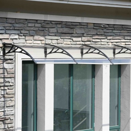 Quality Height Adjustable Reduce Nosie Plastic Brackets Polycarbonate PC Canopy For Outdoor General Use for sale