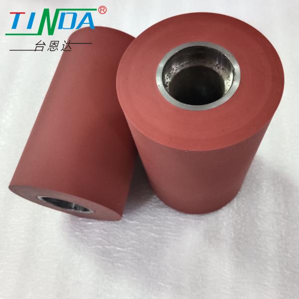 Smooth Silicone Plate Wheel - Up To 350C Custom Hardness OEM Thermal Transfer