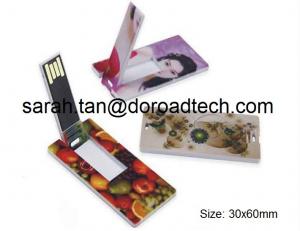 China Wholesale Promotional Gifts Customized Logo Mini Credit Card USB Flash Drives on sale