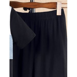 Casual Children Clothing Set Breathable With Short Sleeve Cartoon Pattern Type