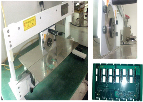 Quality Pcb Separator Machine For Cutting Metal Board, Manual Pcb Depaneling Equipment With Conveyor for sale