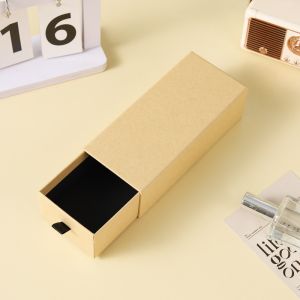 Custom Kraft Paper Drawer Box for Glasses Cosmetics Perfume