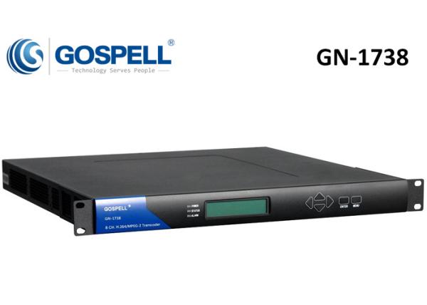 Quality GN-1738 MPEG-2 / MPEG-4 AVC SD / HD Transcoder for sale