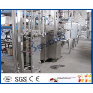 2000LPH 10000LPH SUS304 SUS316L UHT Milk Processing Plant With Filling Machine