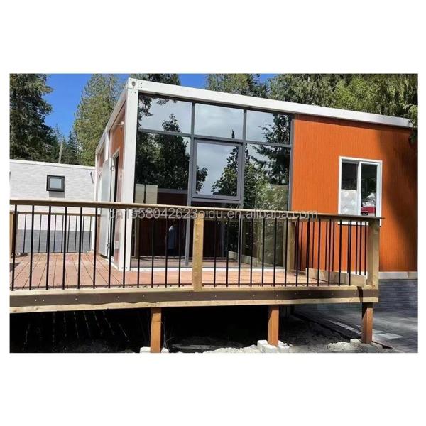 Galvanized Steel Bending Prefab Container House with Detachable Bathroom and