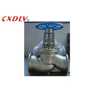 China DN350 PN16 Stainless Steel Flanged Globe Valve with Handlewheel on sale