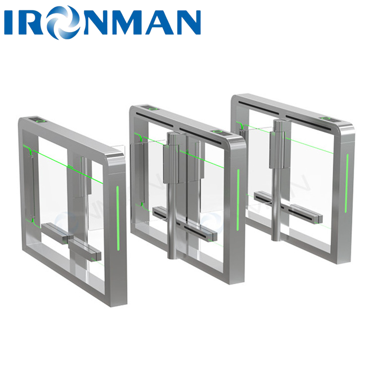 Slim Swing Gate Turnstile 304 Stainless Steel Turnstile Compact Electromechanica
