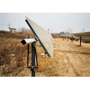Passive PV Backtracking Solar Tracker Snow Wind Protection