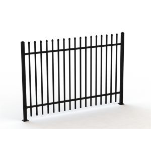 Heavy-Duty School Fence1800mm High X 2400mm Wide 2 rails 40X40X2.5mm wall thick