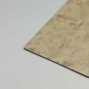 Fireproof Stone Marble Finish Aluminum Composite Panel WithWhite Black Stripes