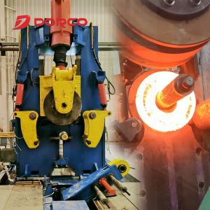 D51K-350 CNC Vertical Ring Rolling Machine 300 KN 160 mm Height