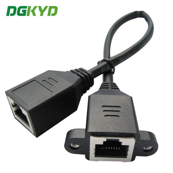 Custom Shield Rj45 Female To Female Ethernet Cable Network Ethernet Extension