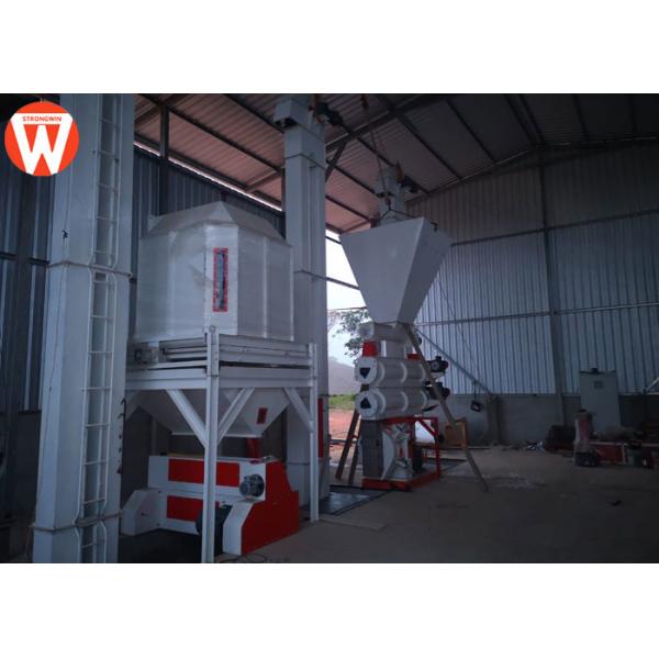 Quality Complete 2mm Pellet Poultry Feed Processing Machine for sale