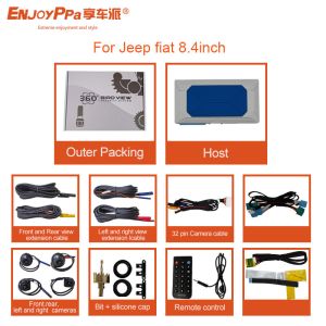 Panoramic 360 Bird View Camera System For Jeep With 8.4 Inch Screen