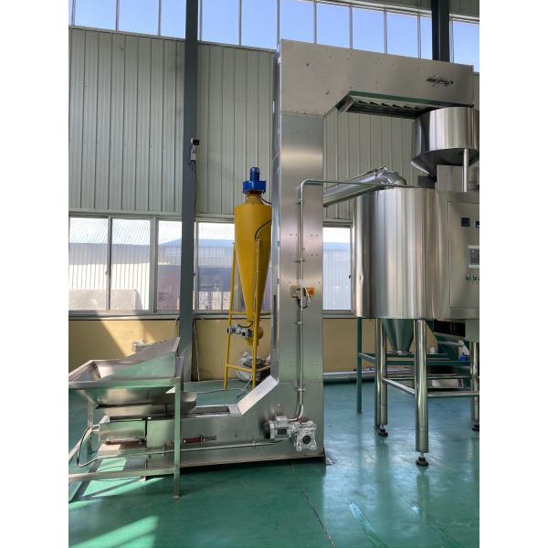 Automatic 304 Stainless Steel Air Peanut Blanching Machine Air Peeling Machine