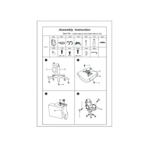 Wholesale Popular Design Comfortable Red Racing Office Chair With Wheels