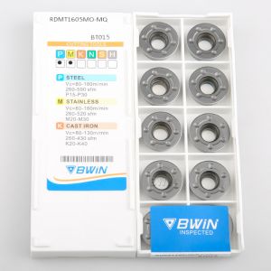 Rdmt 1204 Milling Carbide Insert Rounding Corner For High Feed Cutter