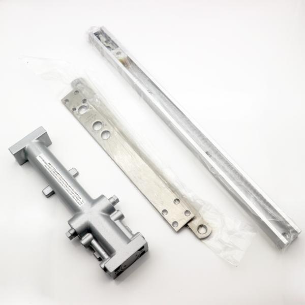 Silver Hydraulic Sliding Door Closer for Modern Fire Door in Modern Design Style