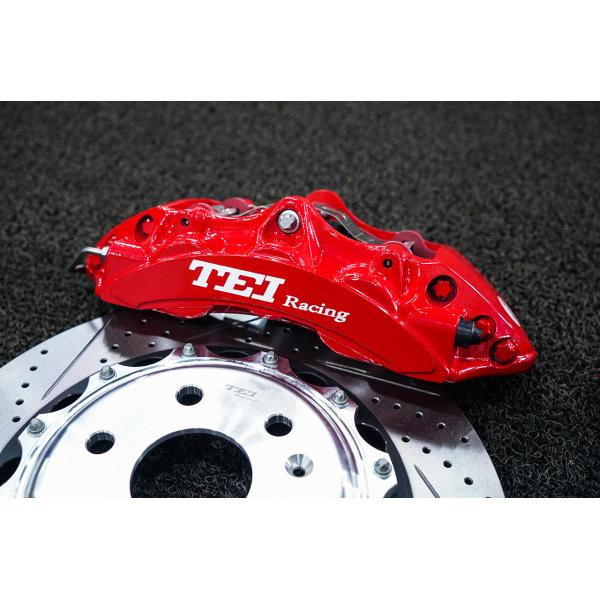 TEI Racing BBK P60NS 6 Piston Forged two - pieces Caliper Brake Kit For Cadillac XT5 19 Inch Wheel Front