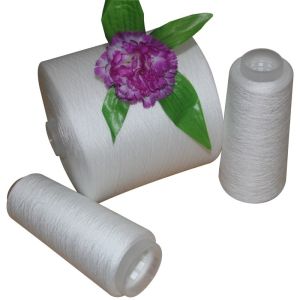 40/2 Virgin Spun Polyester Yarn Raw White For Sewing Thread