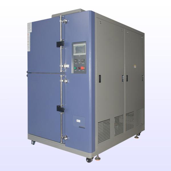 Custom Made Two Zone Hot Cold Thermal Shock Testing Machine For Building Materials