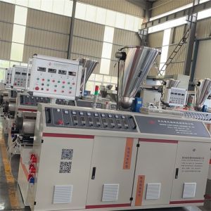 High Speed Spiral Pipe Extrusion Line Single Wall Pipe Making Machinery