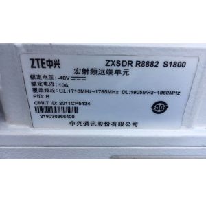 Wholesale ZTE ZXSDR R8882 S1800 B -48V 10A ZTE RRU8882 Macro Radio Remote Unit from china suppliers