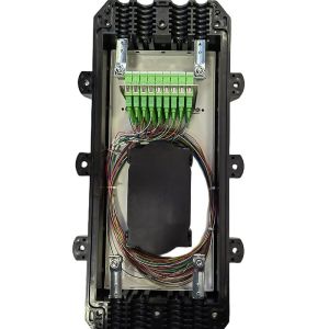 FOSC Fiber Optic Closure 4in 4out Optical Fiber Splice Enclosure