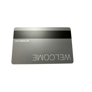 Programmable Black Magnetic Stripe Card Printed Hotel Key Card