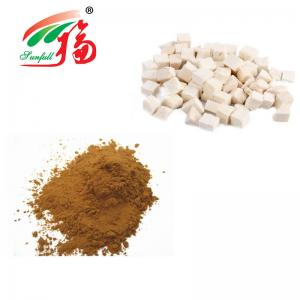 China Brown Yellow Poria Cocos Extract 50% Polysaccharides Powder For Boost Immunity on sale