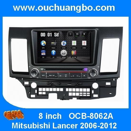 Ouchuangbo Car GPS Satnav DVD Player Mitsubishi Lancer 2006-2012 USB iPod Multimedia System OCB-8062A