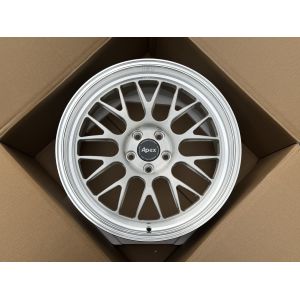 Apex ML-10RT Forged Wheels Machined Lip Brushed Clear